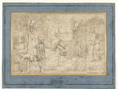 Apple Harvest and Grape Picking by Anonymous