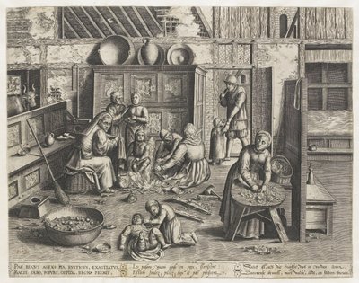 Peasant Interior by Anonymous