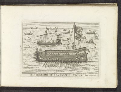 Bucintoro and Other Ships in Venice by Anonymous