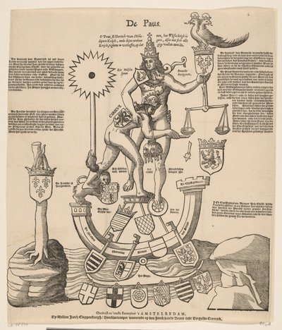 The Pope and the Emperor on a Shaky Ship by Anonymous