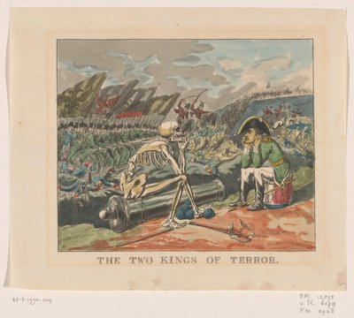 The Two Kings of Terror, 1813 by Anonymous