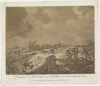 Dike Breach at Kedichem, 1809 by Anonymous