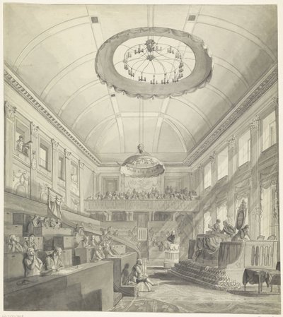 First National Assembly in The Hague, 1796 by Anonymous