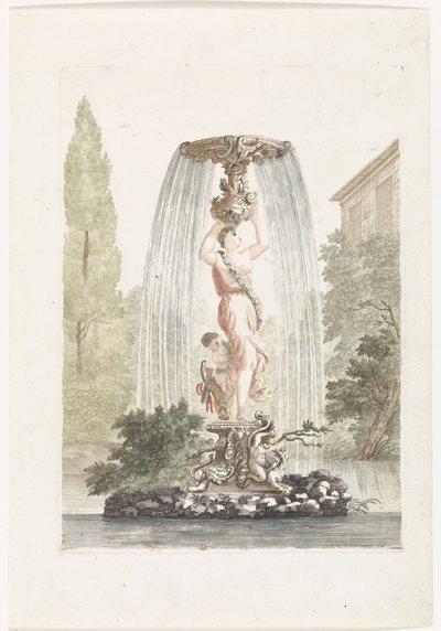 Fountain with Venus and Amor by Anonymous