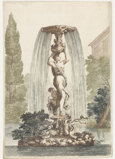 Fountain with Venus and Cupid by Anonymous