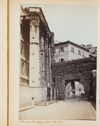 Forum of Augustus in Rome, Italy by Anonymous