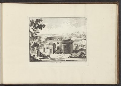 View of the Ruins of the Mausoleum of Augustus in Rome by Anonymous