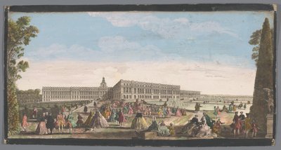 View of the Palace of Versailles from the Garden by Anonymous