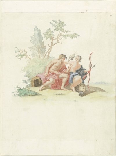 Hercules and Omphale by Anonymous