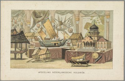 In the Building of the Dutch Colonies at the World Exhibition in Amsterdam, 1883 by Anonymous