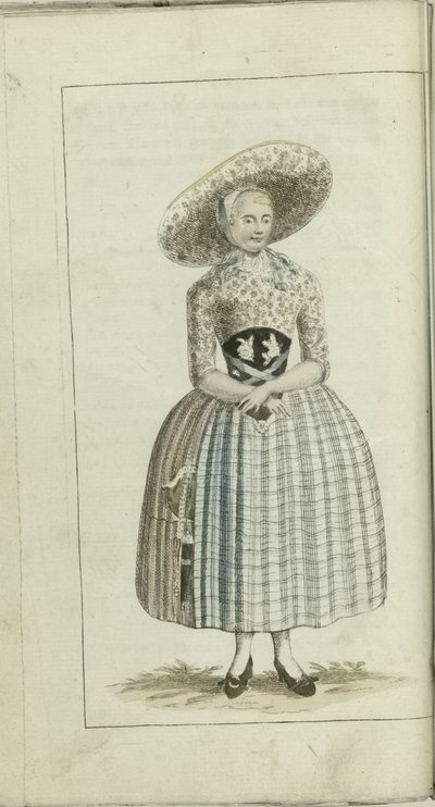 Cabinet of fashion and taste 1791, pl. II: The South Beveland Farmer