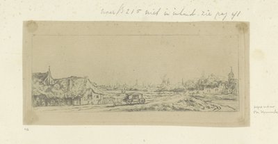 Landscape with a Carriage by Anonymous