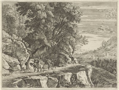 Landscape with Two Riders by Anonymous