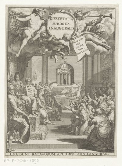 Minerva and Kneeling Scholars by Anonymous