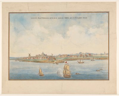 New Amsterdam or New York on the Island of Manhattan by Anonymous