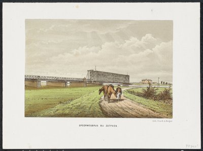 Old IJssel Bridge near Zutphen, 1865 by Anonymous