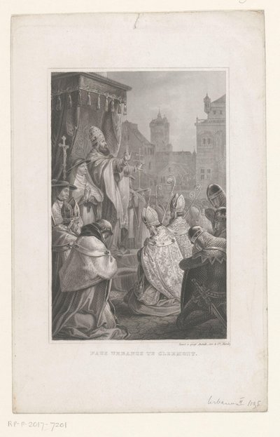 Pope Urban II at Clermont-Ferrand, 1095 by Anonymous