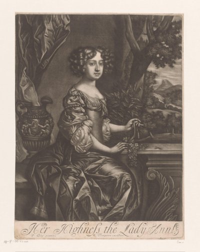Portrait of Anne of Great Britain as Princess by Anonymous