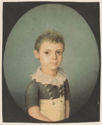 Portrait of Anthony Adriaan van Oldenbarneveld called WitteTullingh as a Child by Anonymous