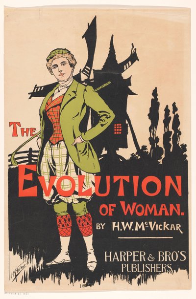 Advertisement for The Evolution of Woman by Harry Whitney McVickar by Anonymous