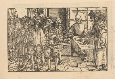 Knights at a Usurer by Anonymous