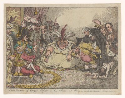 Caricature with Napoleon and Fox, 1802 by Anonymous