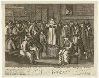 Satirical Print on the English Quakers, ca. 1656 by Anonymous