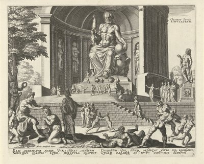 Statue of Zeus in Olympia (The Eight Wonders of the World) by Anonymous