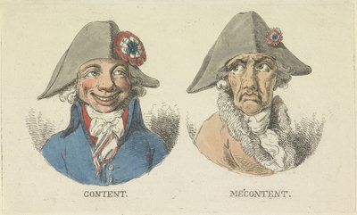Content and Discontent, 1795 by Anonymous