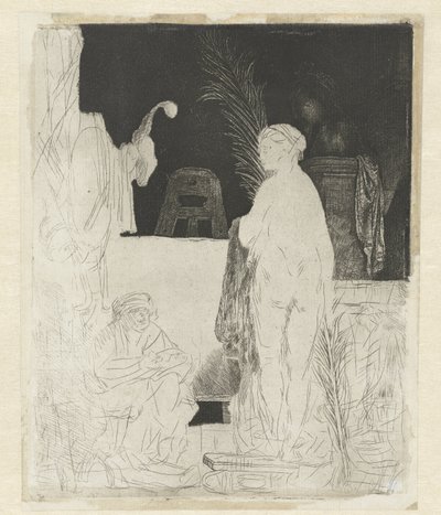 The Artist Drawing from the Model by Anonymous