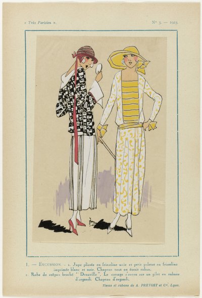 Very Parisian, 1923, No 5: 1. - EXCURSION. by Anonymous