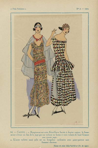 Very Parisian, 1923, No 7: 14.- CASINO. by Anonymous
