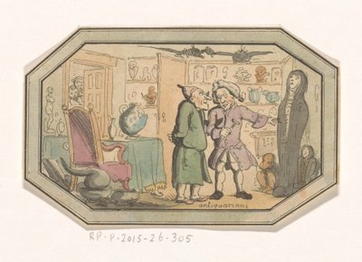 Two Antiquarians in an Interior (Antiquarians) by Anonymous