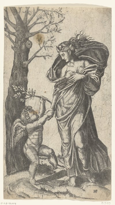Reconciliation of Minerva and Cupid by Anonymous