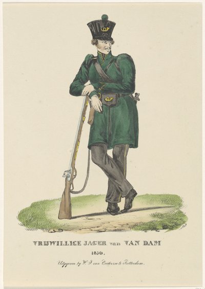 Volunteer Hunter of Van Dam, 1830 by Anonymous