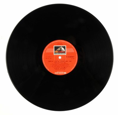 33 round disc (vinyl record) of the brand 