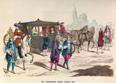 A coach, reign of King Louis XIV - private collection by Anonymous Anonymous