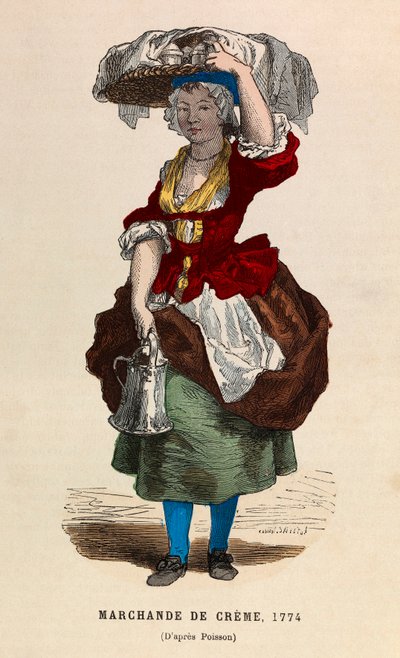 A Cream Merchant in 1774 - Private Collection by Anonymous Anonymous