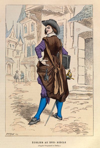 Scholar at Paris 17th century - private collection by Anonymous Anonymous