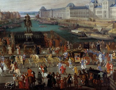 Activities and Passage on the Pont Neuf in Paris by Anonymous Anonymous