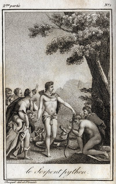 Apollo and the Python Snake on Mount Parnassus by Anonymous Anonymous