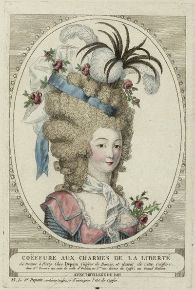 Hairstyle with the Charms of Liberty by Anonymous Anonymous