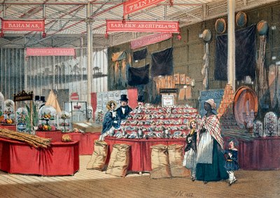 Colonial Products Pavilion at the London World Expo. 1851. London, Victoria and Albert Museum by Anonymous Anonymous