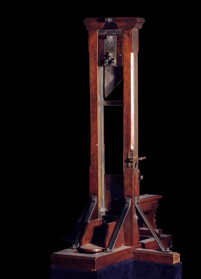 French Revolution: model of the guillotine by Anonymous Anonymous