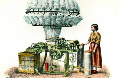 Habner comber used to spin wool by Anonymous Anonymous