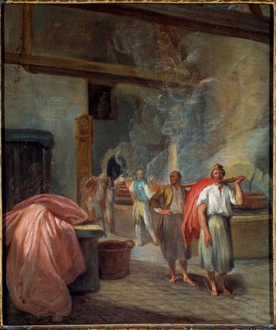 Interior of a Dyeing Workshop at Les Gobelins by Anonymous Anonymous