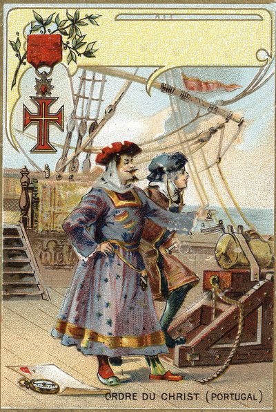 Knights of the Order of Christ of Portugal (chromolithography, late 19th century) by Anonymous Anonymous