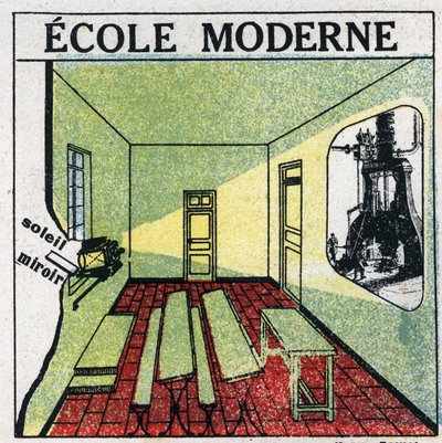 Light Projection: Use of a Projector in a Classroom in the 1920s by Anonymous Anonymous