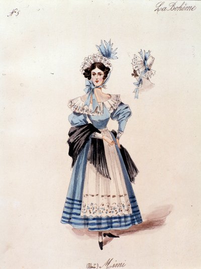 Mimi, character from the opera La Boheme by Puccini by Anonymous Anonymous