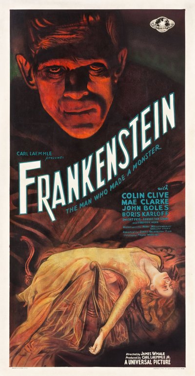 Movie Poster "Frankenstein" by Anonymous Anonymous